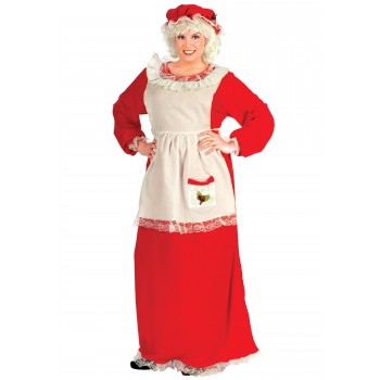 Mrs Clause Traditional Plus Size ADULT HIRE